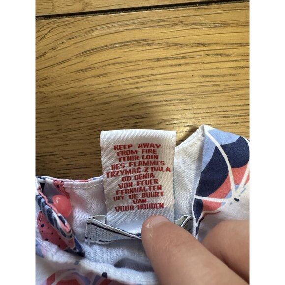 Jillians Closet 3-6 Month Old Girls Dress Summer Colorful Bow Lined Cotton Blend - Picture 7 of 15